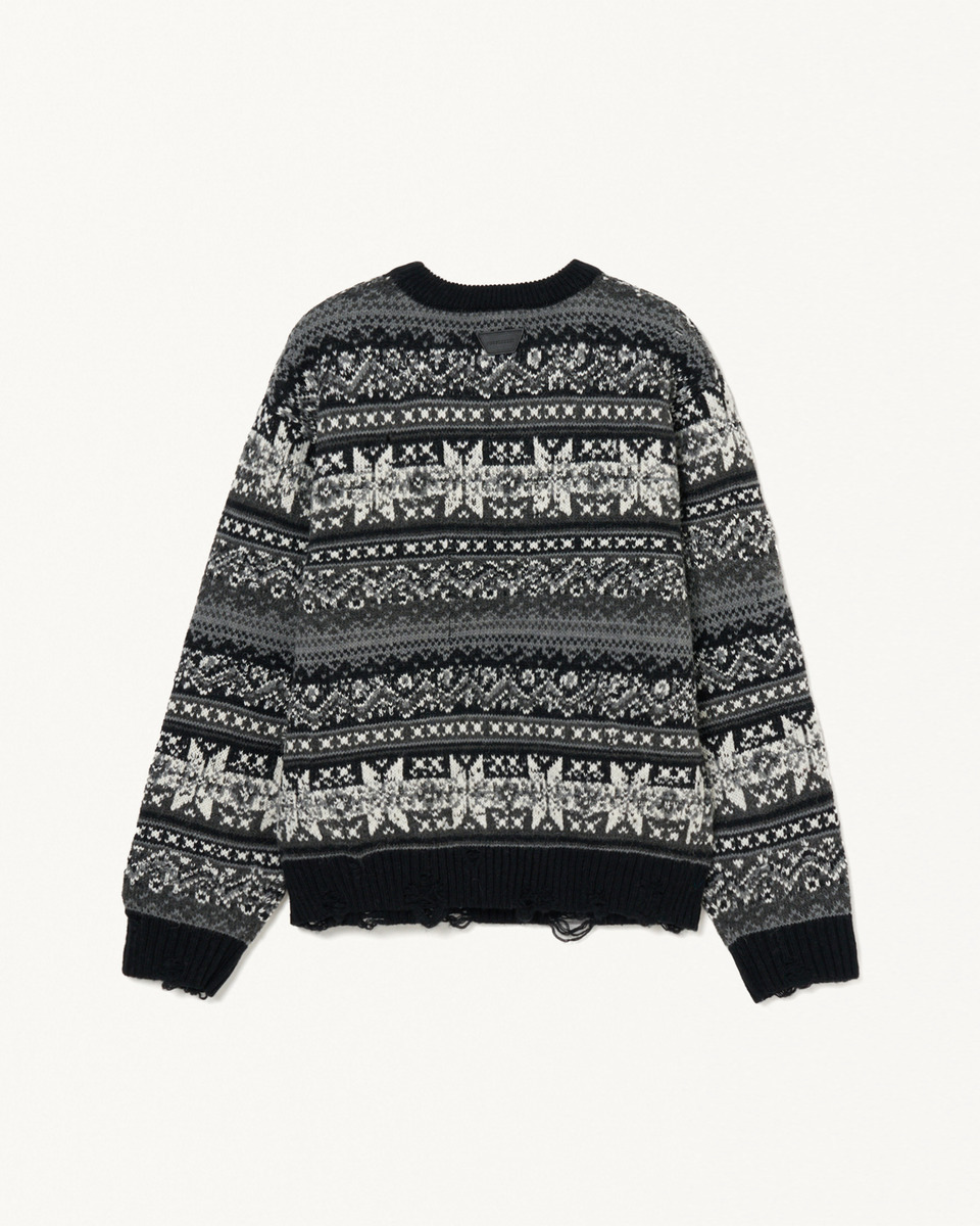NORDIC GRANGE KNIT 詳細画像 Navy 7