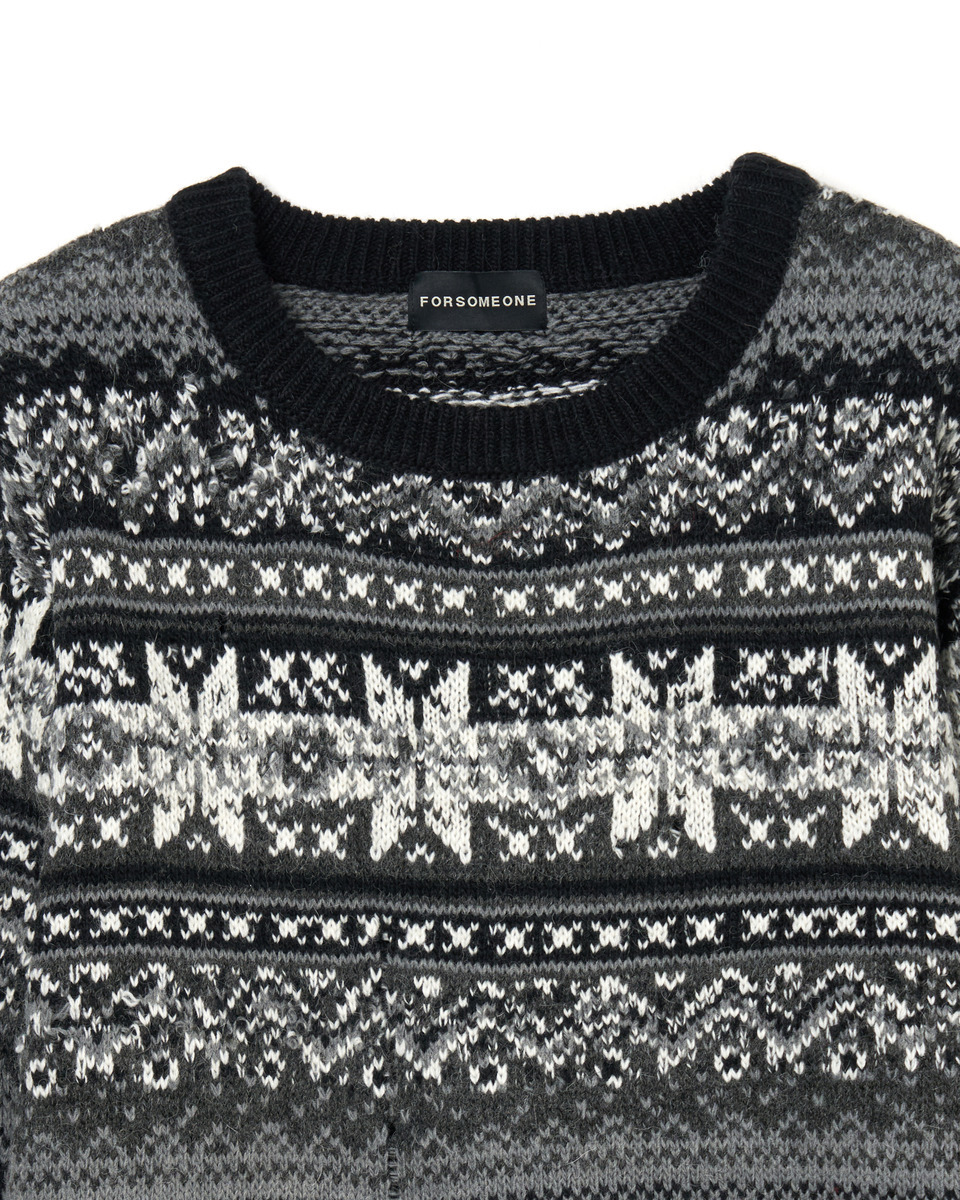 NORDIC GRANGE KNIT 詳細画像 Navy 8