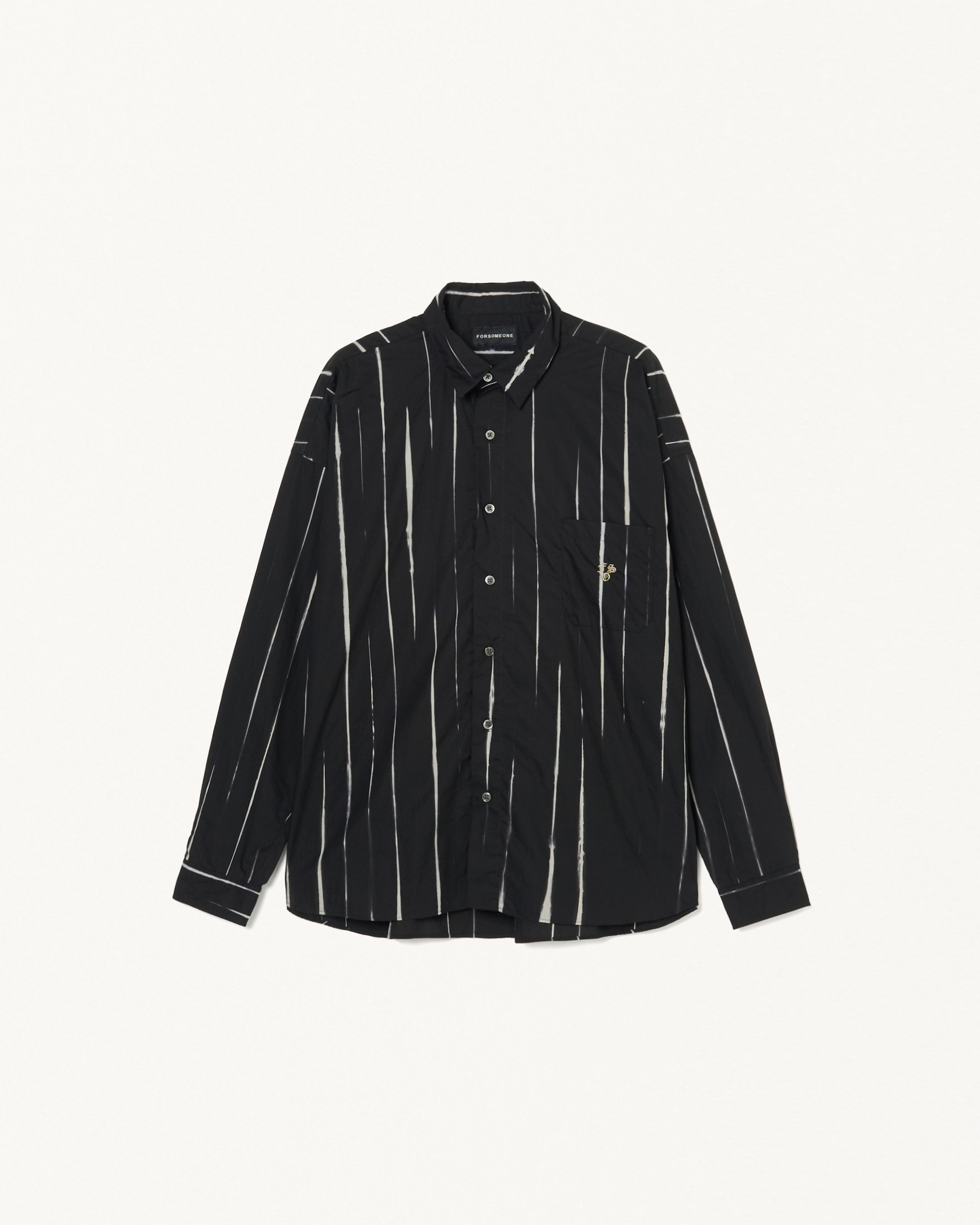 TYEDYE STRIPE SHIRT 詳細画像 Black 1