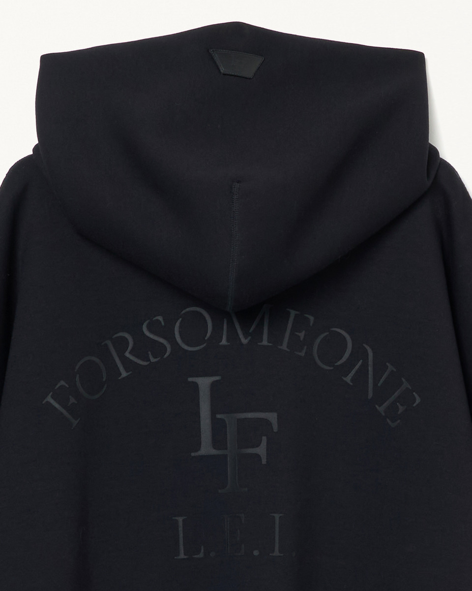 LF SMOOTH ZIP-UP HOODIE 詳細画像 Black 7