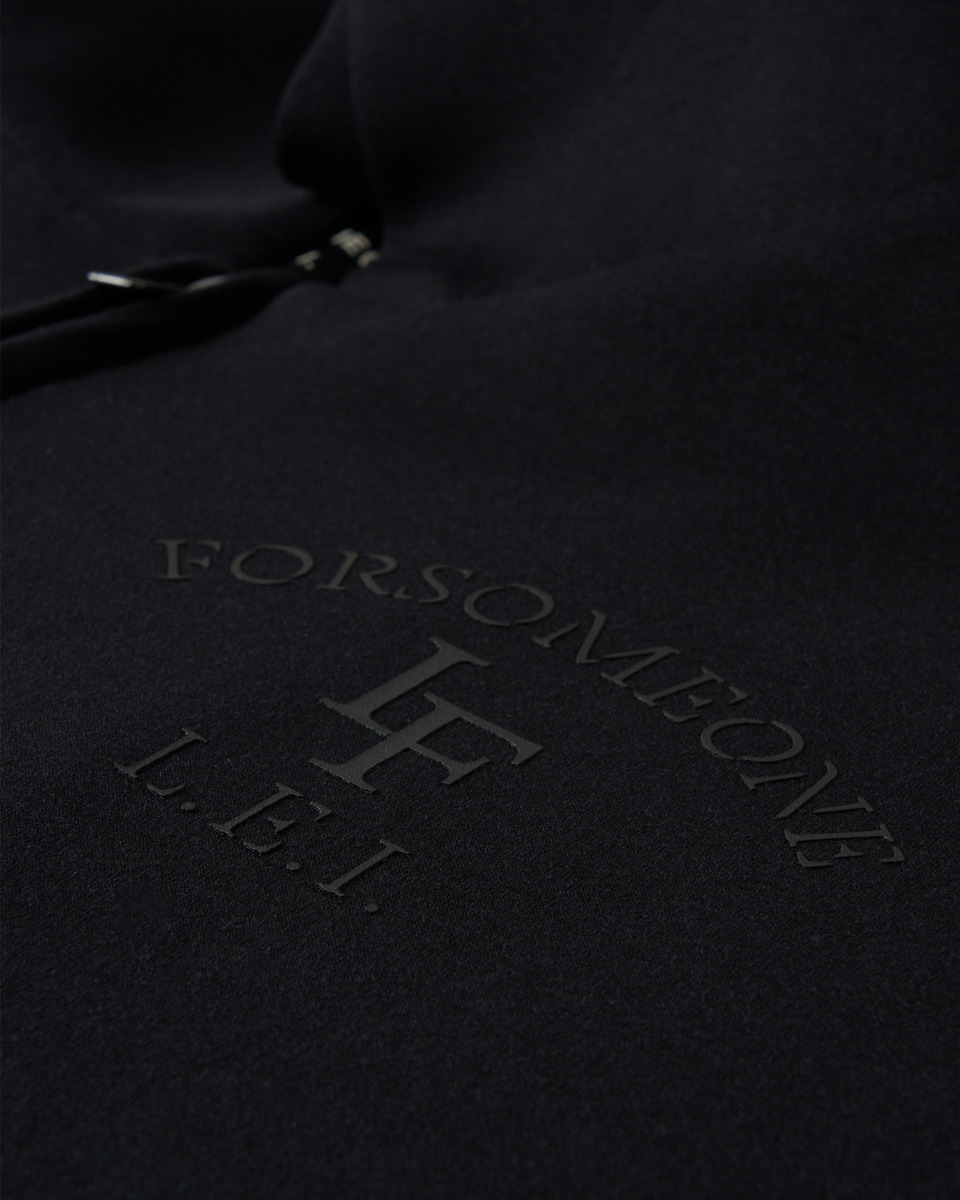 LF SMOOTH ZIP-UP HOODIE 詳細画像 Black 8