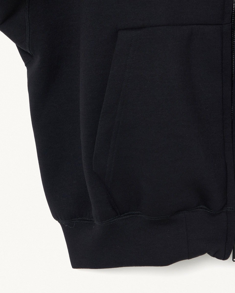 LF SMOOTH ZIP-UP HOODIE 詳細画像 Black 9