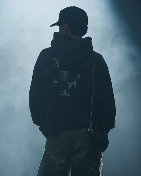 LF DAMAGE EAGLE  HOODIE