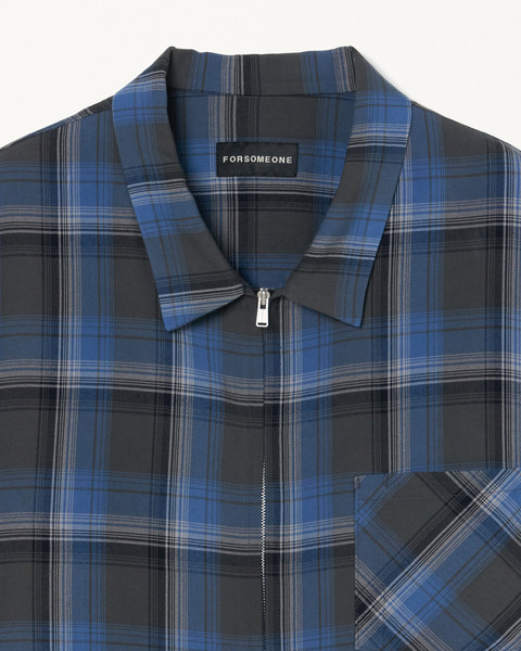 CHECK ZIP SHIRT 詳細画像