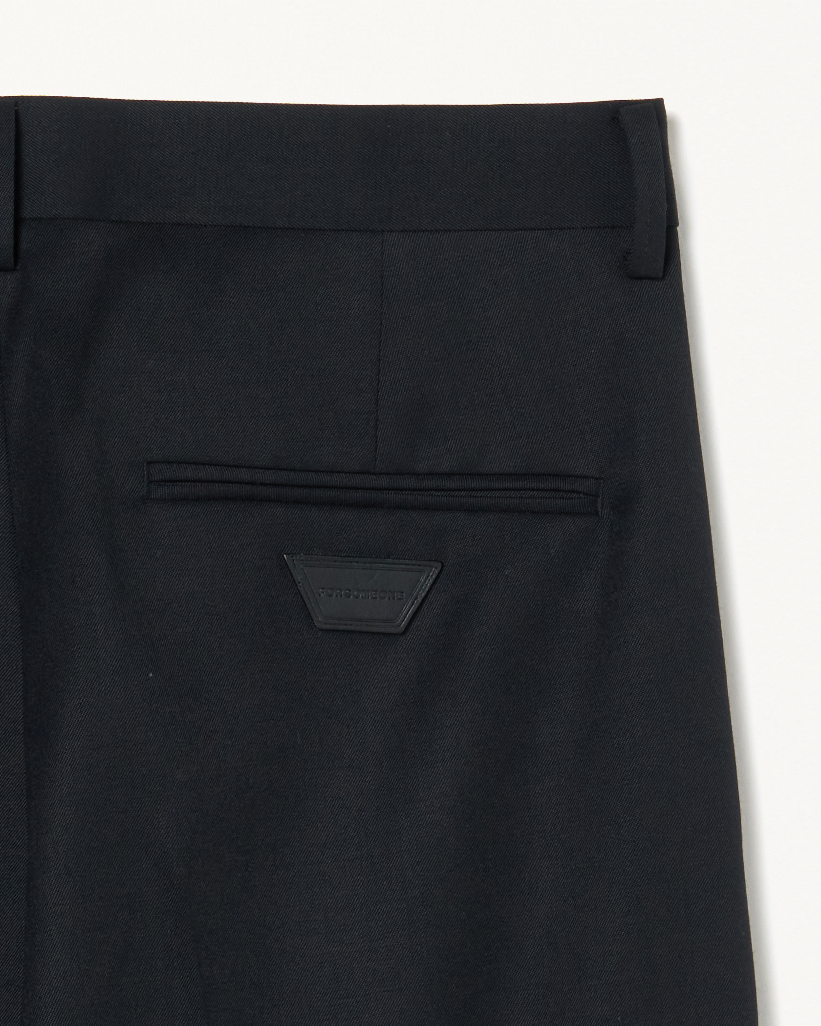 WOOL CROPPED TROUSER 詳細画像 Black 13