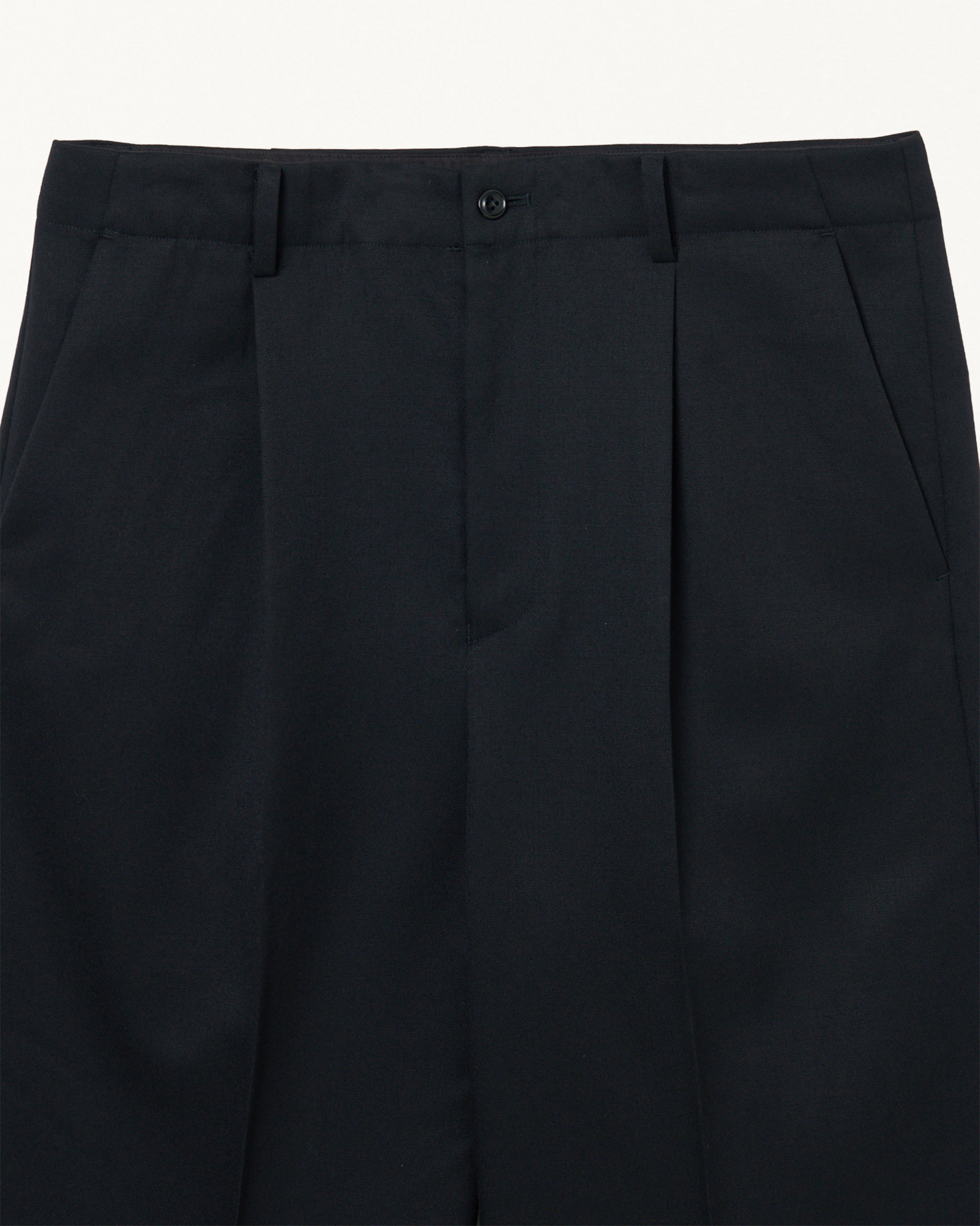 WOOL CROPPED TROUSER 詳細画像 Black 6