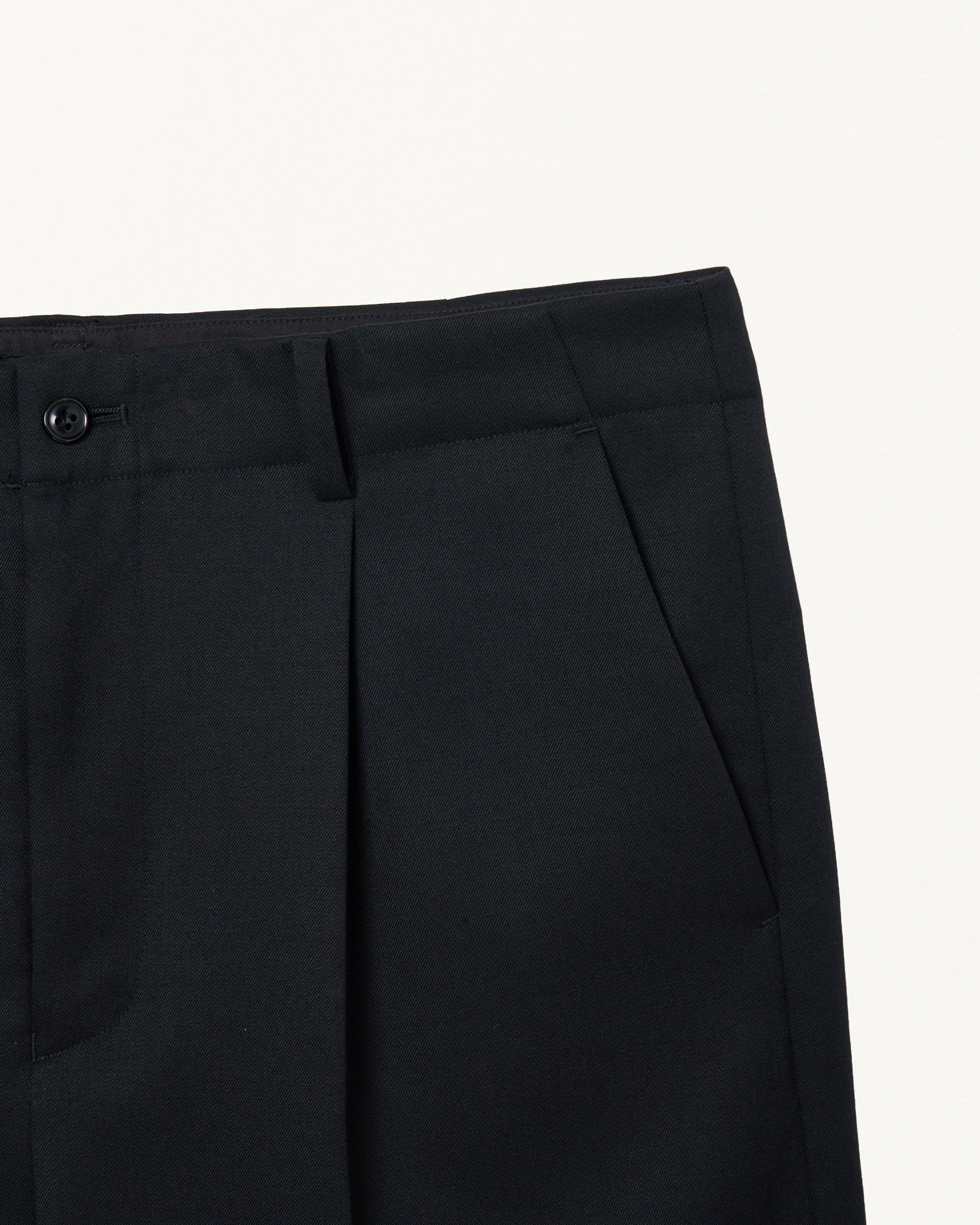WOOL CROPPED TROUSER 詳細画像 Black 8