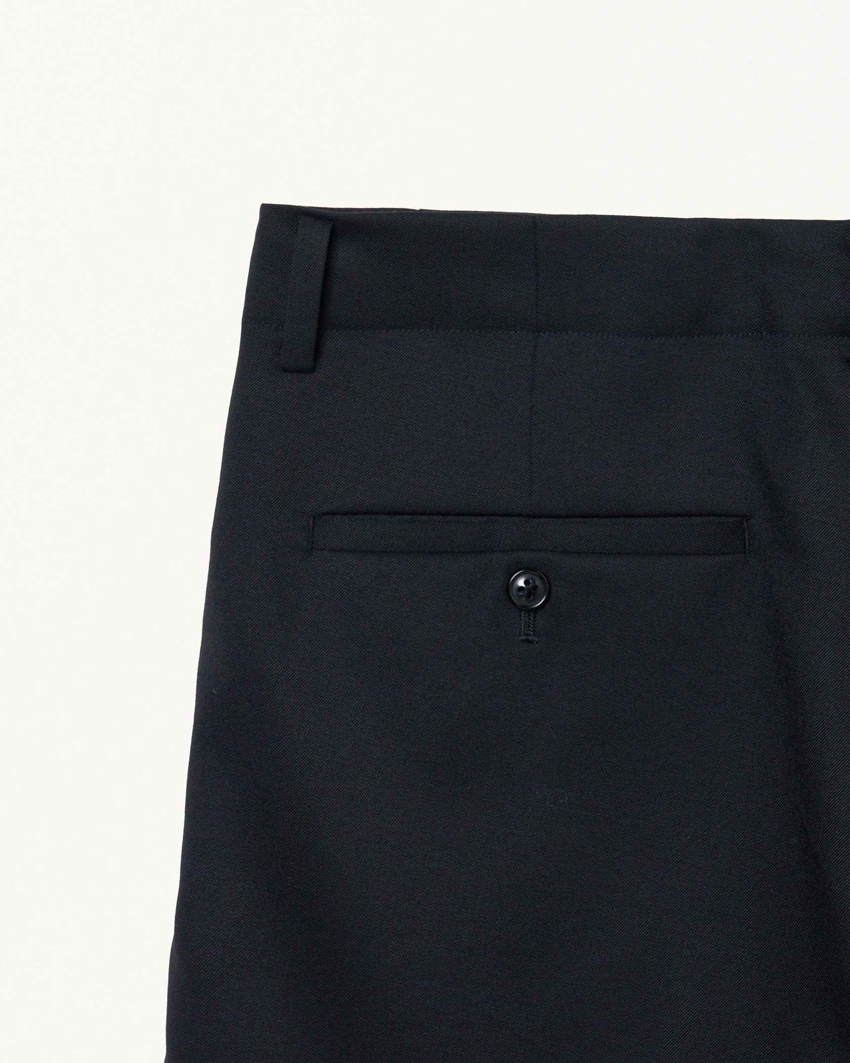WOOL CROPPED TROUSER 詳細画像 Black 9