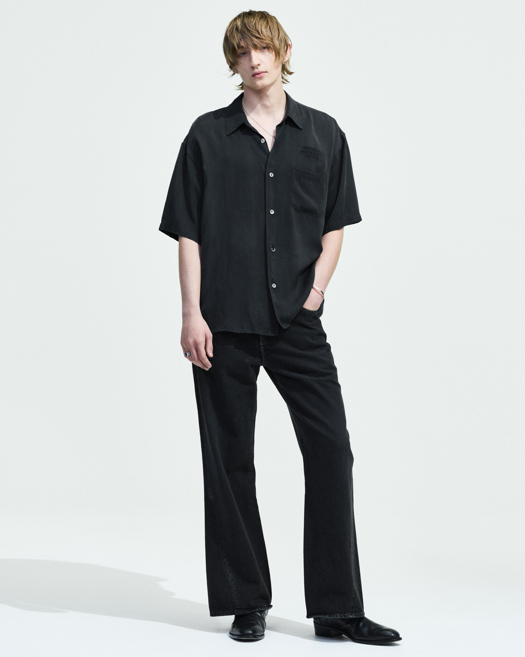 CUPRO BOX SHIRT 詳細画像 C.Grey 2