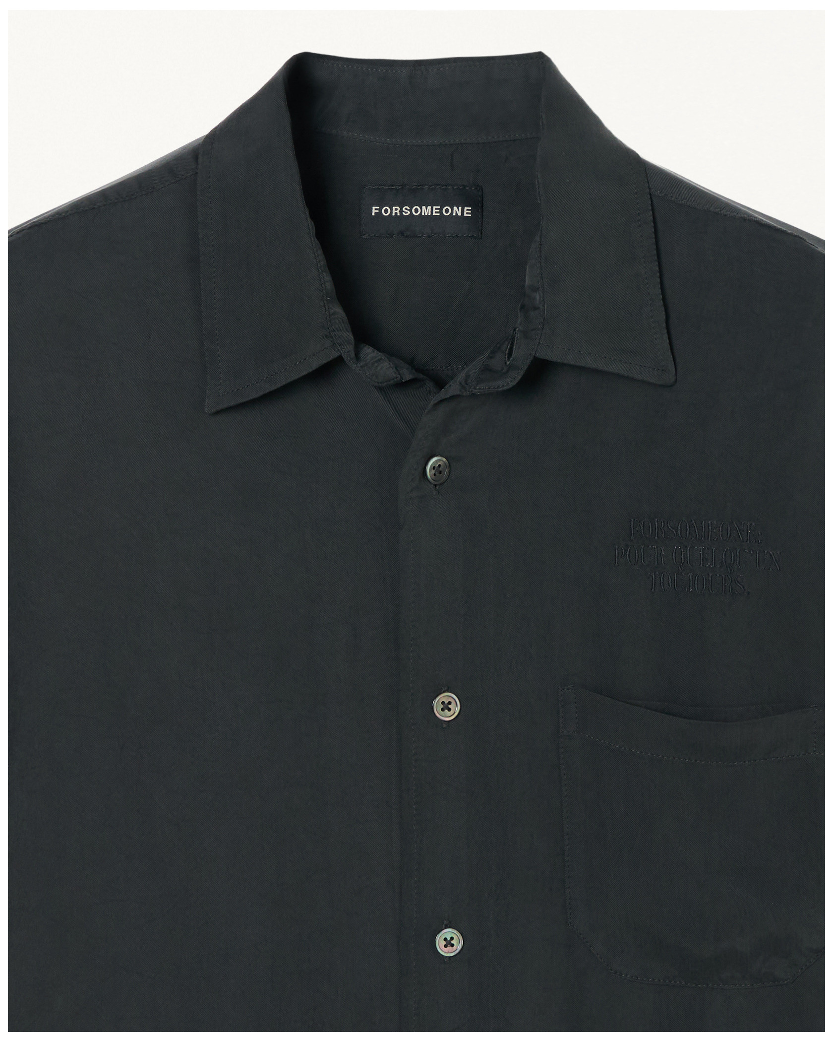 CUPRO BOX SHIRT 詳細画像 C.Grey 5